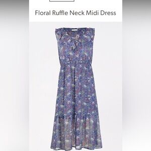 NWT Maurices Blue Floral Dress